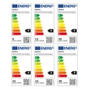 Amtra Led Glass Fresh Lampada a Led Regolabile con Dimmer e Timer inclusi 380mm 9W (T5 24W T8 15W)