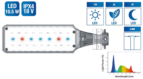 Amtra Orion Led Black Plafoniera a Led 10.5W Nero