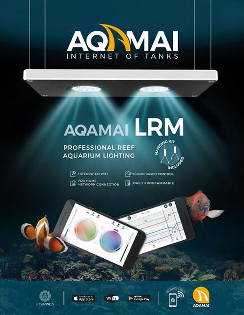 Aqamai LRM Plafoniera a Led Controller WI-FI 100W Nera 36x16x2h cm