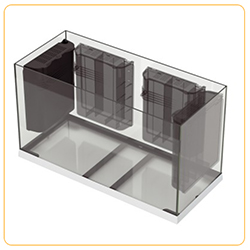 Ferplast Acquario Dubai 100 Led Bianco 101x41x h 53cm 190 l