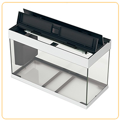 Ferplast Acquario Dubai 120 Led Bianco 121x41x h 56 cm 240 l
