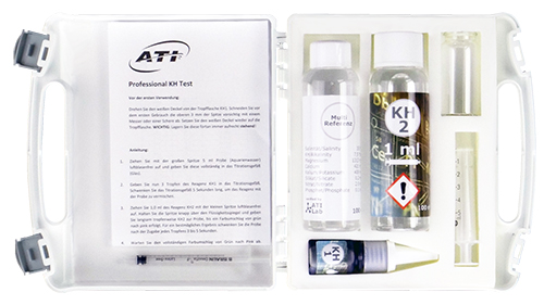Ati Lab Test Kit Professional KH Alkalinità 100 misurazioni per acquario marino