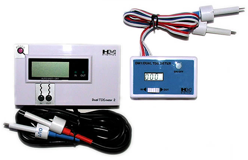HM Digital DM2EC Misuratore Microsiemens Monitor a 2 sensori per impianti osmosi