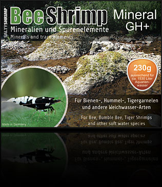 Salty Shrimp Bee Shrimp mineral GH+ 230gr per 1530lt