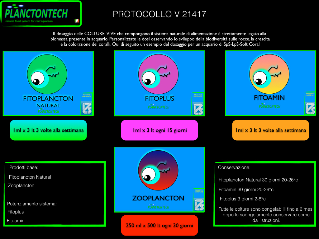 Planctontech Fitonatural Fitoplancton Vivo in bottiglietta 1 litro