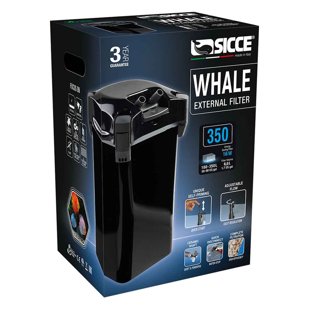 Sicce Whale 350 con Easy Starter Filtro esterno fino a 350 l