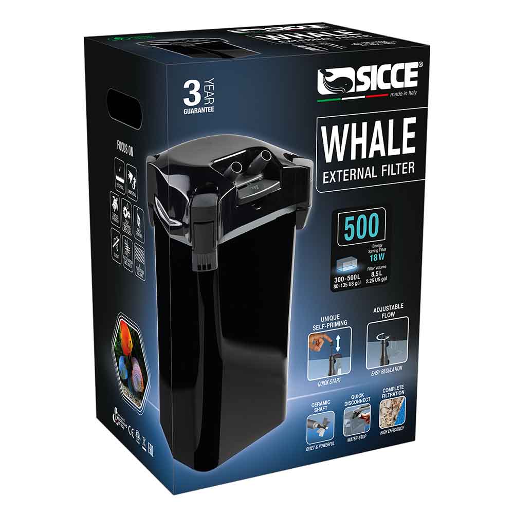 Sicce Whale 500 con Easy Starter Filtro esterno fino a 500 l
