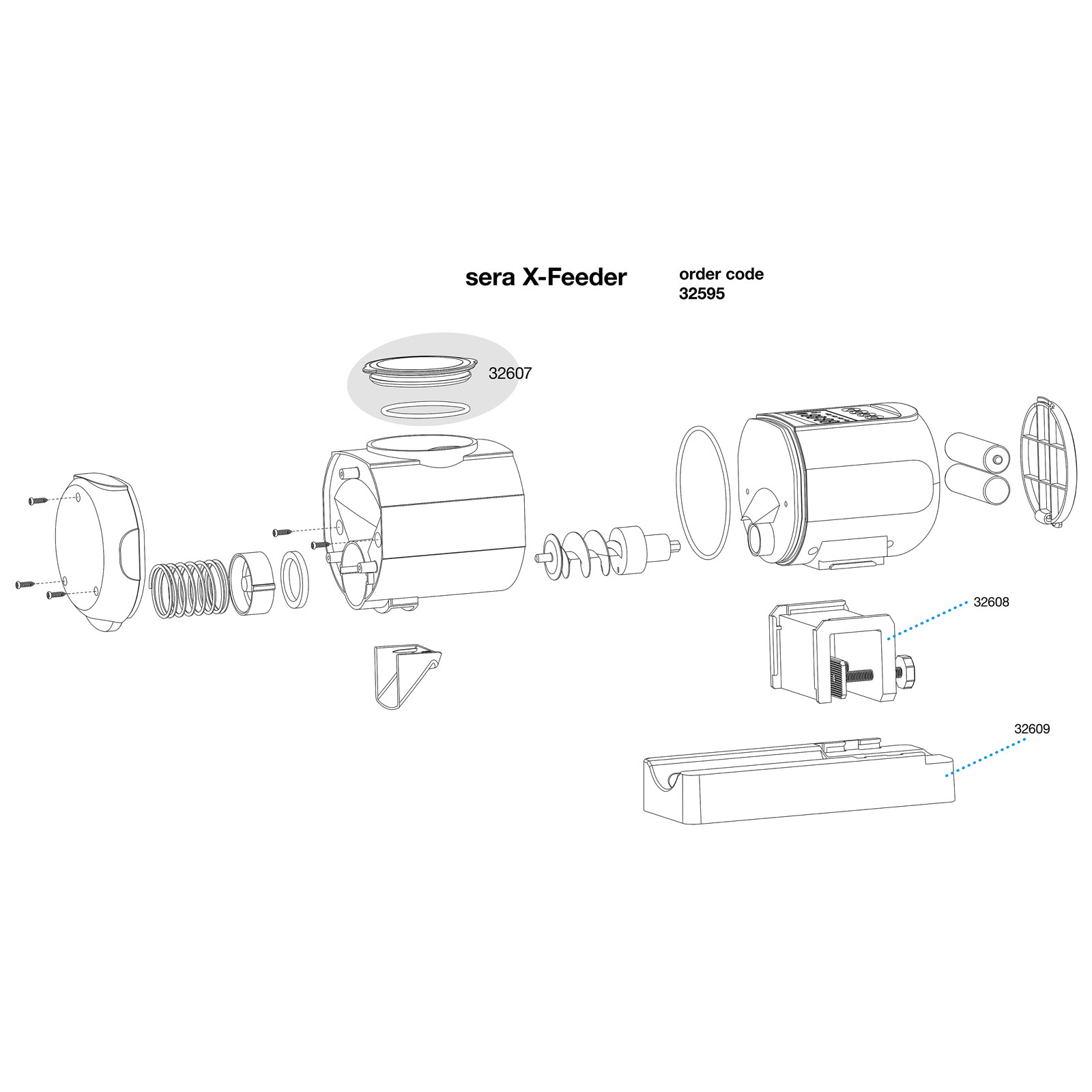 Sera X-Feeder Mangiatoia automatica