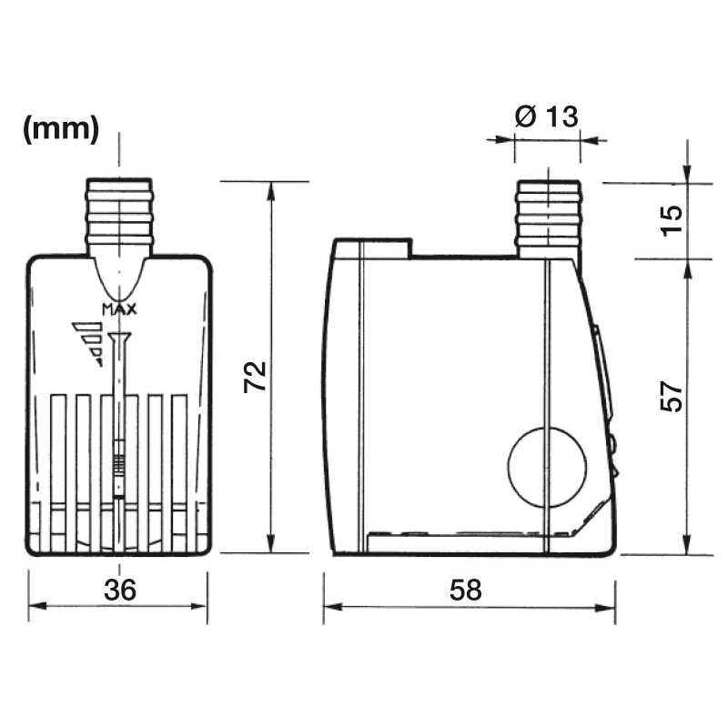 Newa Mini 404 Pompa regolabile fino a 420 l/h