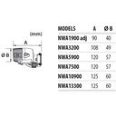 Newa Wave 2 NWA 13300 Pompa di movimento 13300 l/h 11.4W
