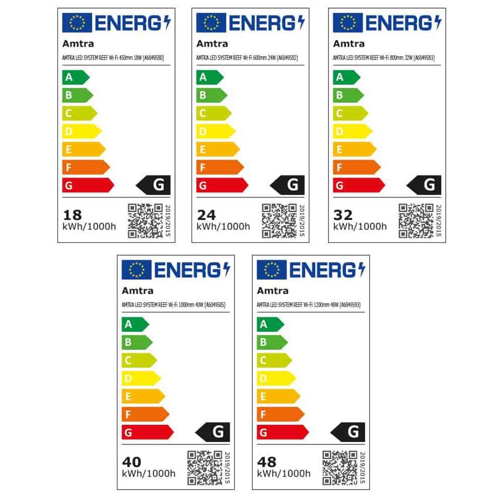 Amtra Led System Reef Lampada a Led Wi-Fi 600mm 24W per vasche 55-80cm