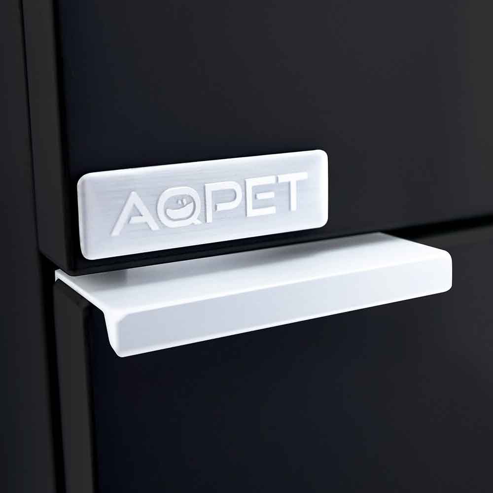 Aqpet Cabinet 50 Supporto per Acquario in Legno Nero 50x50x80h cm