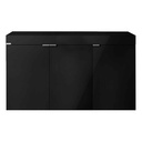 Aqpet Cabinet 120 Supporto per Acquario in Legno Nero 120x50x80h cm