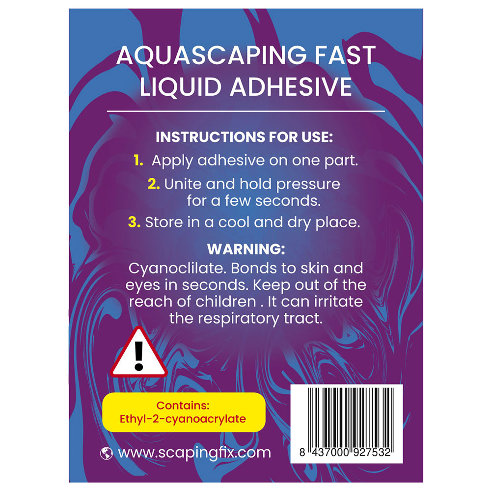 Scaping Fix Adhesive Liquid Fast Colla per marino 20gr