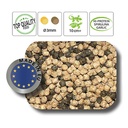 Haquoss Carnivore Pellets Mangime per Tartarughe Acquatiche e Rettili 1000ml 360gr