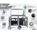 Askoll Fluval Siena 270 Combo Acquario con Supporto 90x55x55h cm