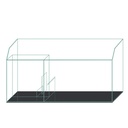 Blau Aquaristic Set Marine Gran Cubic Experience 122 Nero Acquario Marino con Supporto 300 Litri