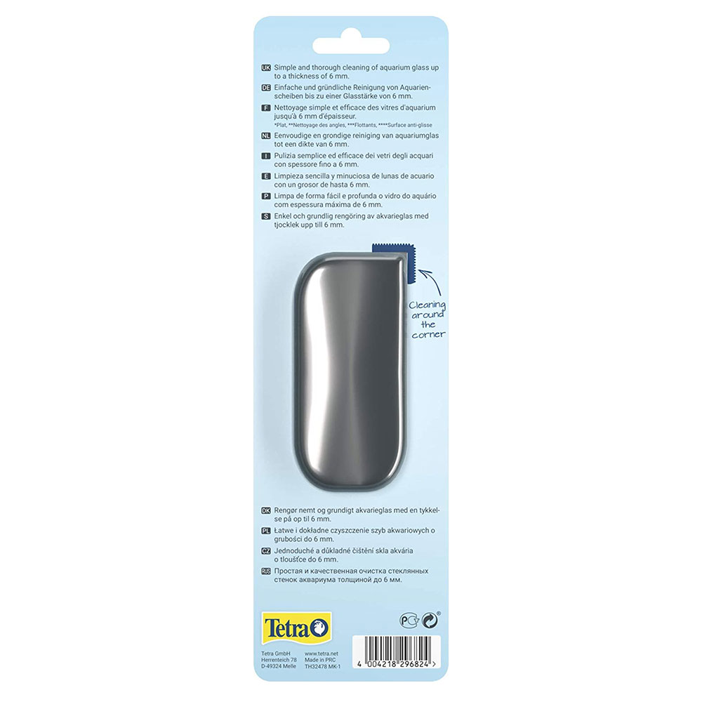 Tetra Magnet Cleaners M Calamita pulivetro galleggiante fino a 6mm