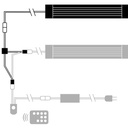 Jbl Led Solar Effect RGB Lampada 9W 549mm per vasche 55-80cm