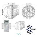 Aquarium Systems ASF NewJet Wave Pompa di movimento 2200l/h 2W