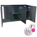Amtra Acquario Alux Grey Combi con Mobile e Filtraggio 450L 150x45x148h cm