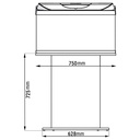 Tetra Mobile Supporto per Acquario Starter Line 105 75x36x72,5h cm