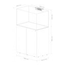Nyos OPUS 330 G2 Slim Line Grigio Acquario Marino Reef 90x55x 53h cm