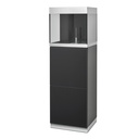 Oase Acquario HighLine 125 Optiwhite con Supporto Antracite 50x50x157h cm