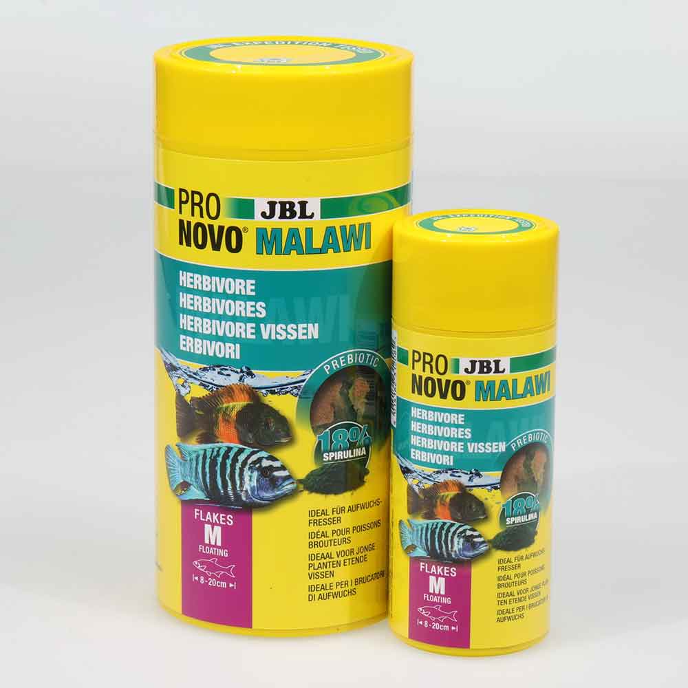 Jbl ProNovo Malawi Flakes M Scaglie con Spirulina e Prebiotici 1000ml 190gr