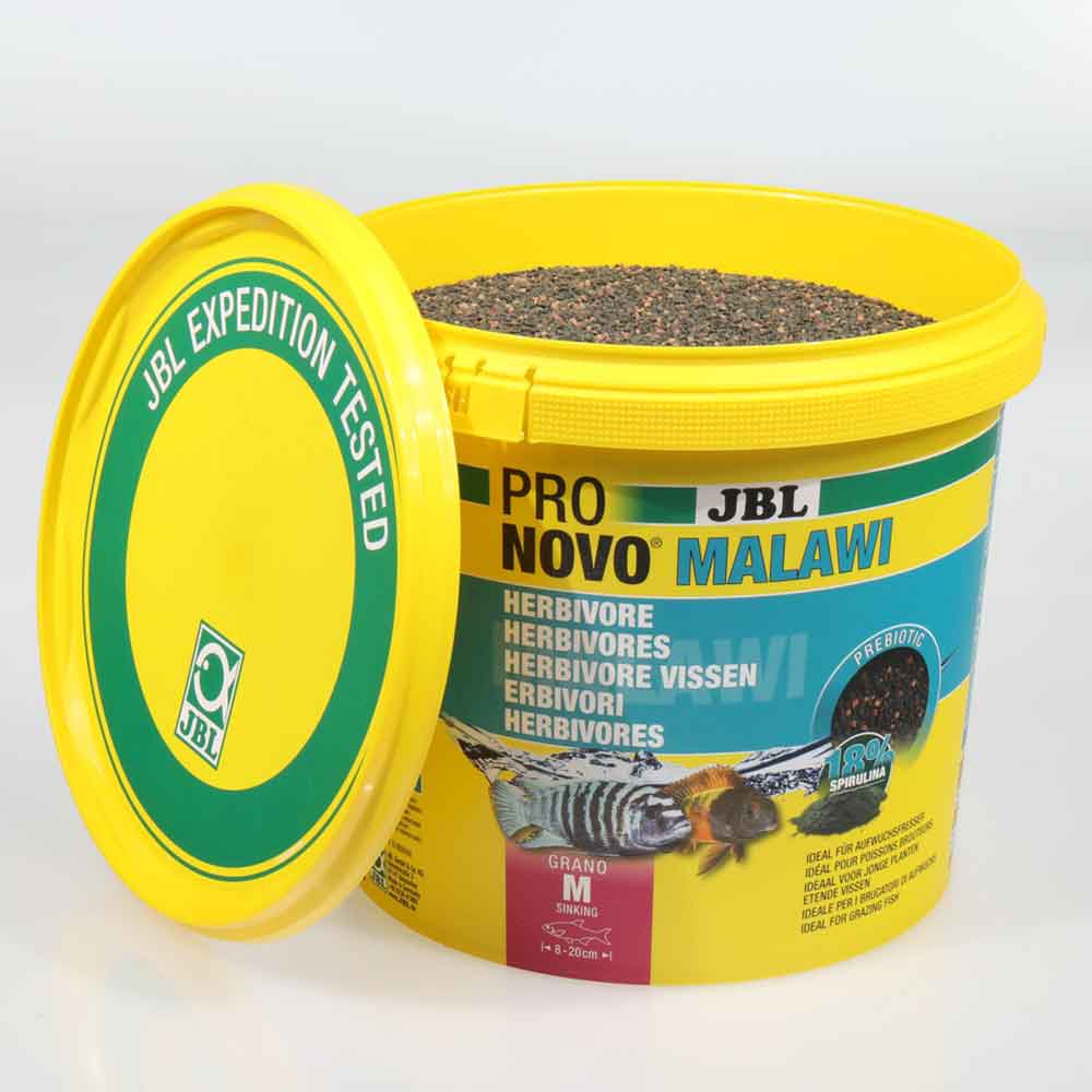 Jbl ProNovo Malawi Grano M Granulare con Spirulina e Prebiotici 5000ml 2750gr