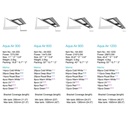 Micmol G3 Aqua Air 600 Marin Lighting Lampada per Acquari marini 72W 58,5-108,5cm