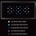 Maxspect Jump Led MJ-L130 Acquario di Barriera 30-50cmcon Coralli Sps Lps e Molli 30W