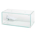 Aqpet Tortuga 60 Tartarughiera in vetro con isolotto 60X30X25h cm