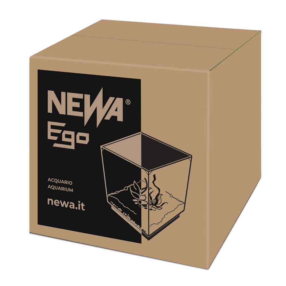 Newa Ego Full EF 50W Acquario Nero completo 45 litri 35,8x36,5x39,5h cm