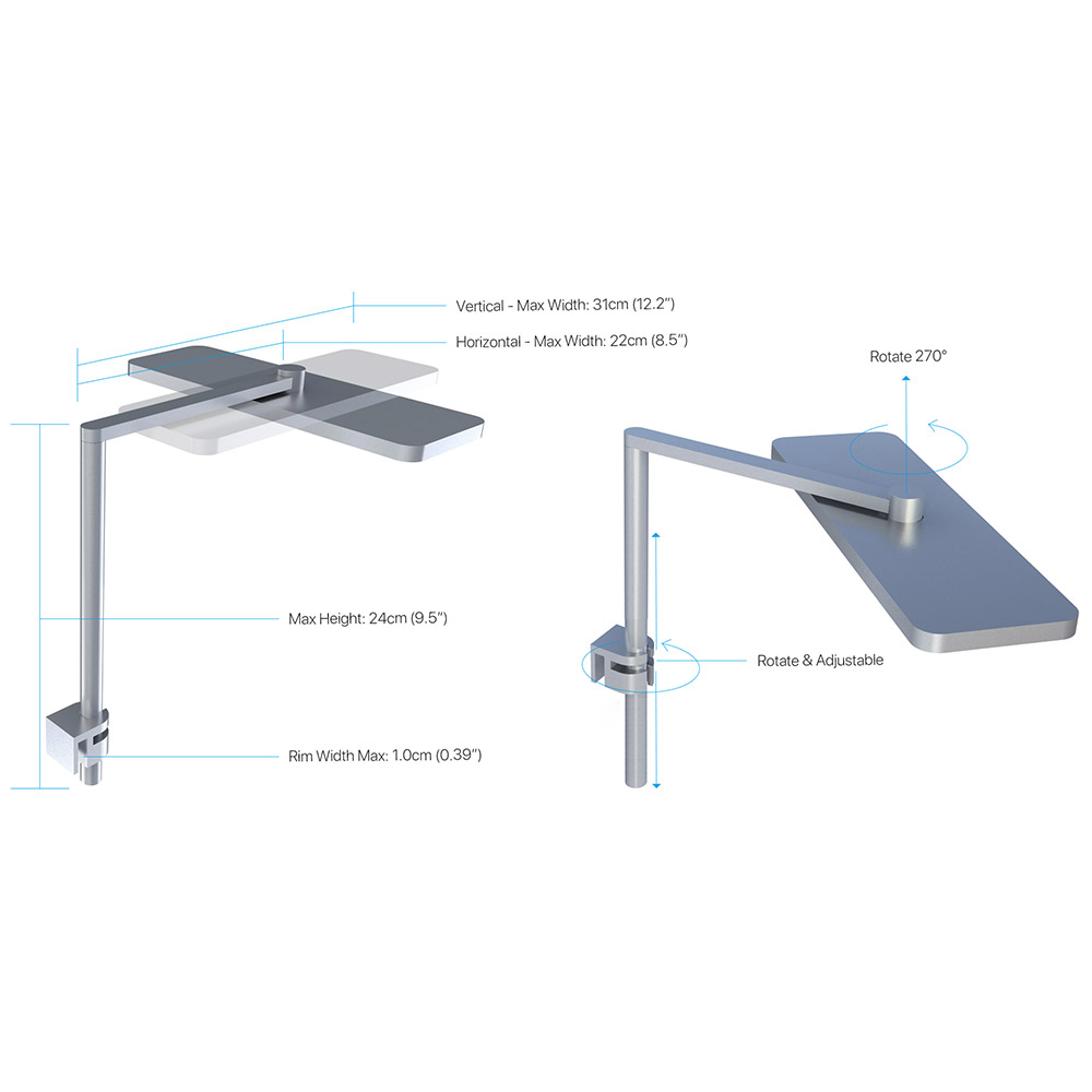 Micmol Aqua CC II Lampada Led Freshwater 30W 25x8x1h cm