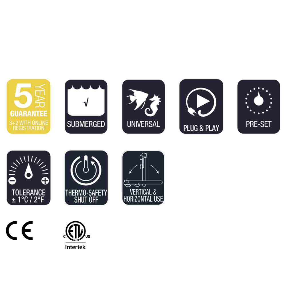 Sicce Riscaldatore Scuba Preset 250W 38cm