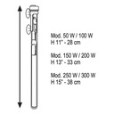 Sicce Riscaldatore Scuba Preset 250W 38cm
