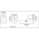Sicce Nathur Led Faretto per Laghetto 12V 3,5W