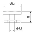 Aquamedic Frag Pins Basette coralli per Frag Board 20pz