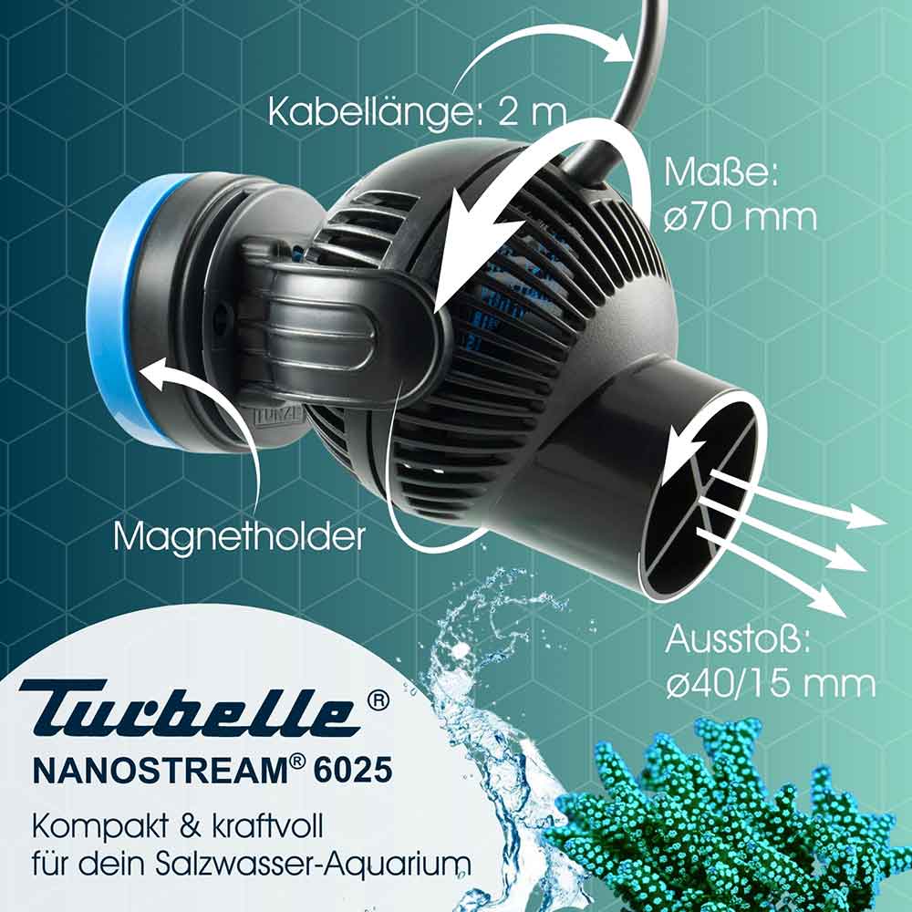 Tunze 6025.000 NanoStream 2.800 l/h 220V da 40 a 200Lt