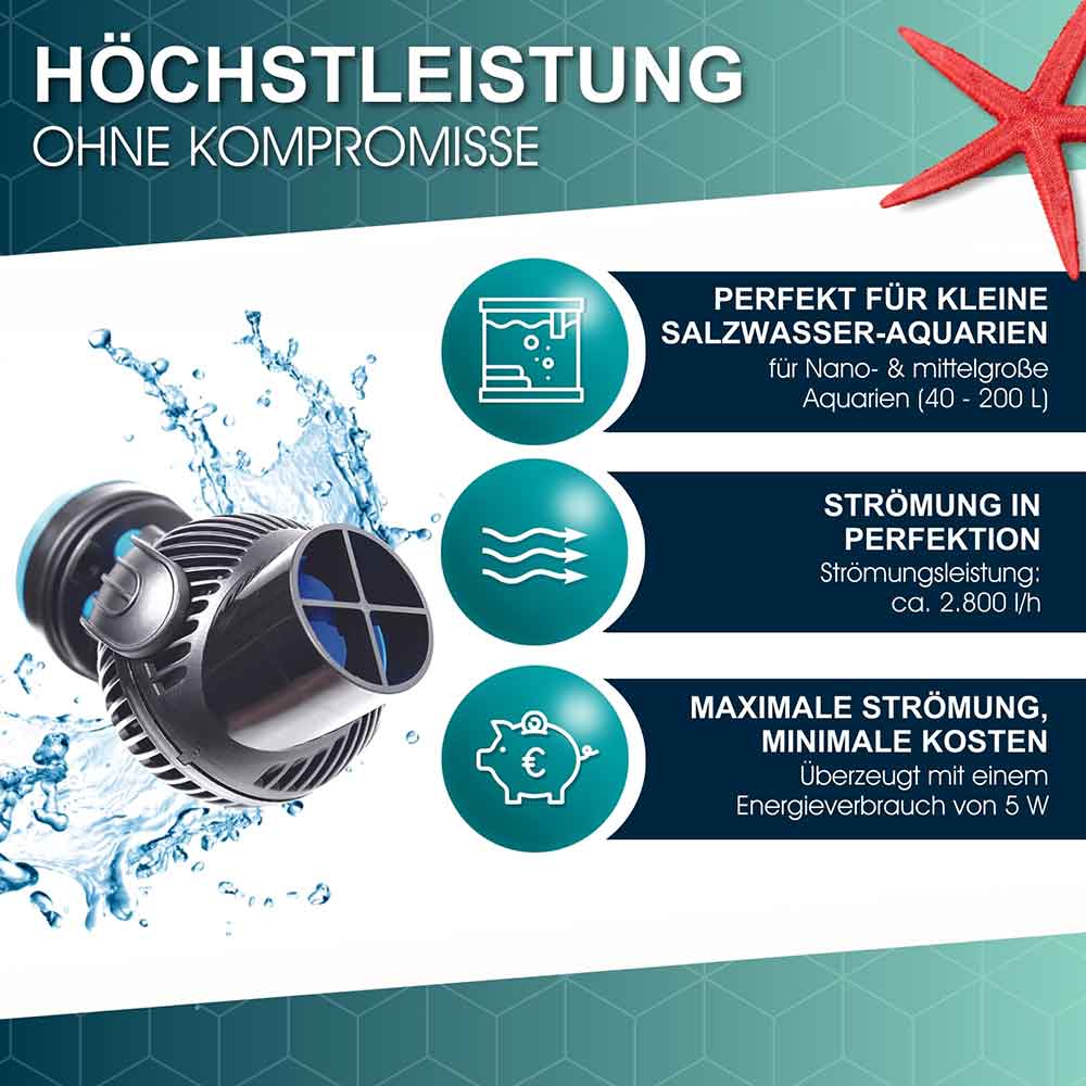 Tunze 6025.000 NanoStream 2.800 l/h 220V da 40 a 200Lt