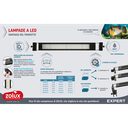 Zolux Slim Led 80 Aquaya Lampada multiuso per acqua dolce 22W 80cm