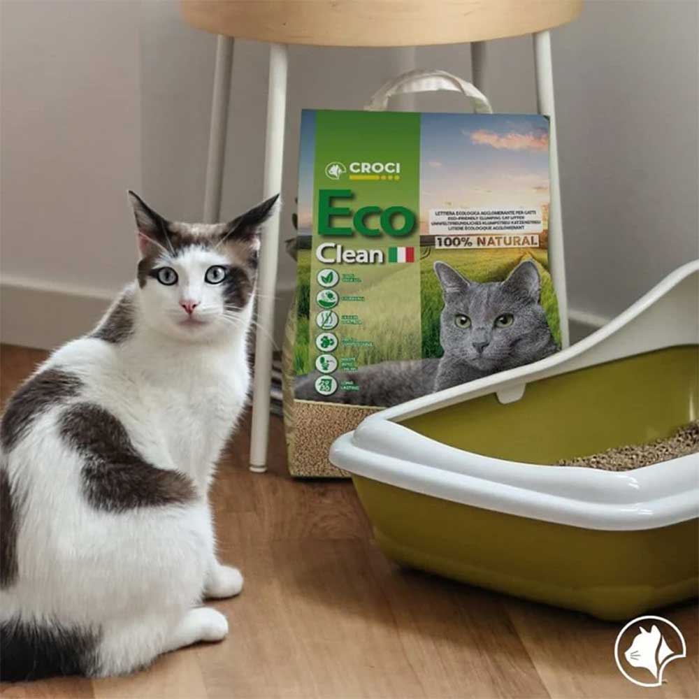 Croci Eco Clean Lettiera Vegetale per Gatti 6L