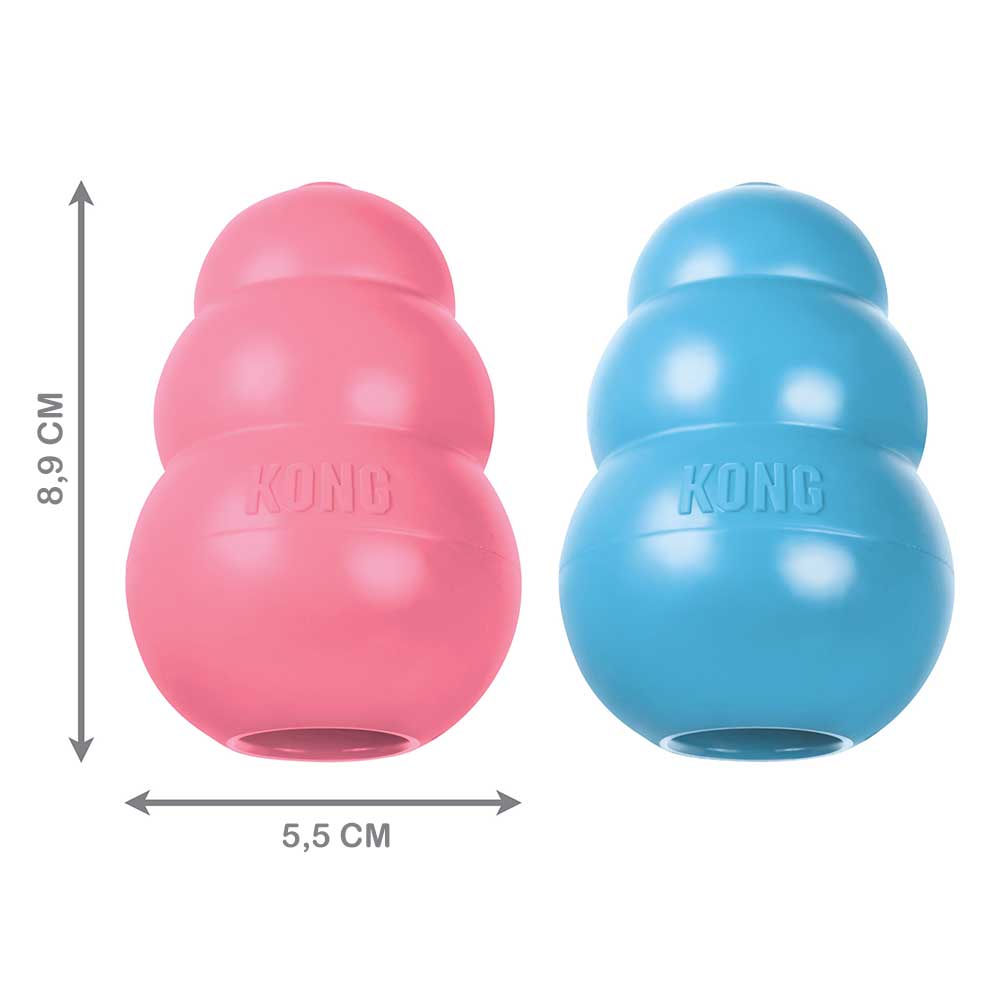 Kong Puppy Medium Gioco per Cani Rosa 7-16Kg