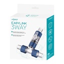 Aqpet EasyLink 3Way Raccordo a 3 Vie con Valvola di Controllo del Flusso per Acquari 12mm