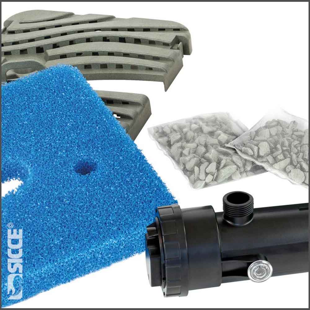 Sicce FiltraPond 2500 Filtro interno con 9W UV-C per Laghetti