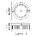 Sicce New Ecopond 2 Filtro interno per Laghetto 1350L/h