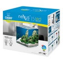 Ciano Aquarium Nexus Pure Cube15 con coperchio 14Lt 25x25x31,5h cm