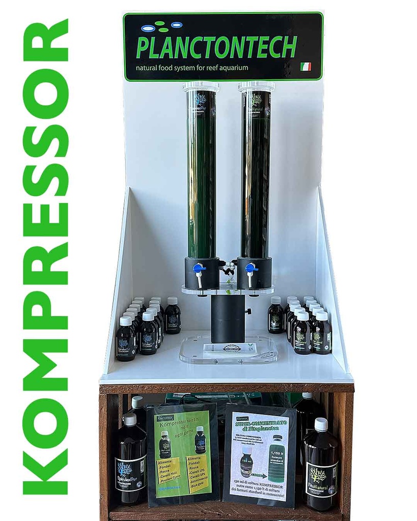 Planctontech FitoNatural Kompressor senza fertilizzanti 150ml (tratta 3000 lt)