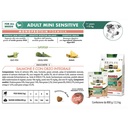Morando Super Pet Food Adult Mini Sensitive Monoproteico Crocchette Salmone e con Orzo integrale 2,5 Kg